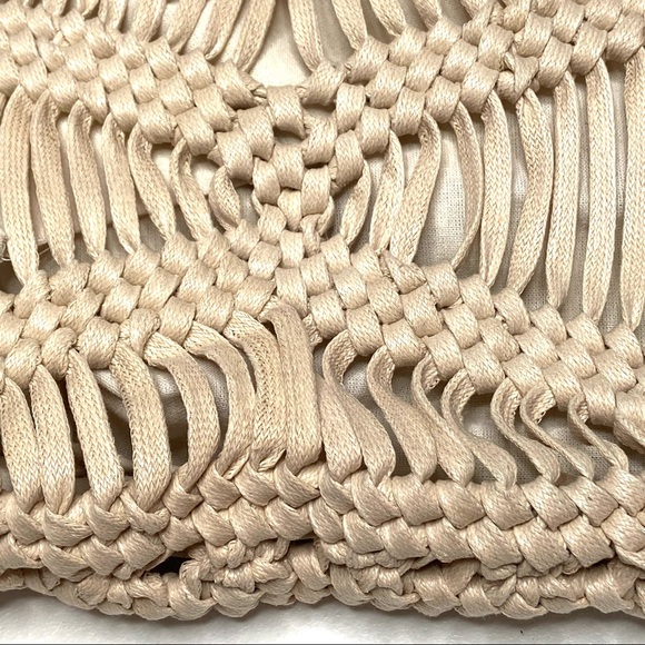 LONDON KAYE Woven Macrame Shoulder Tote Bag - Picture 16 of 16